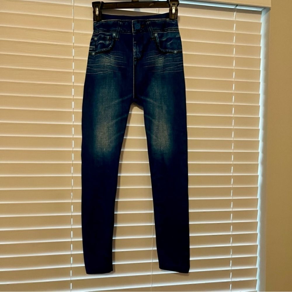 Jean leggings w pockets